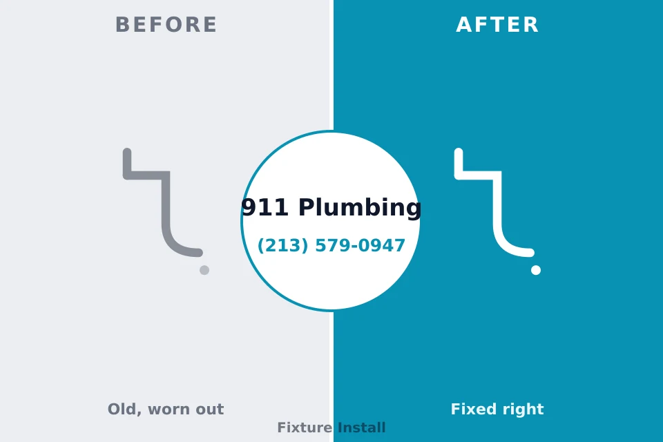 Before and after: plumbing company Forest Home, NY